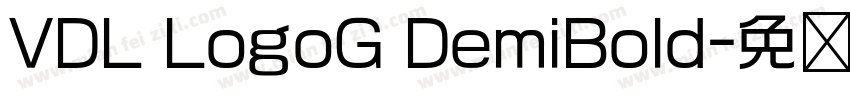 VDL LogoG DemiBold字体转换